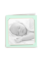 fotokaart baby groene rand