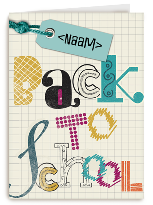Kaart Hallmark | Back To School | School Tag