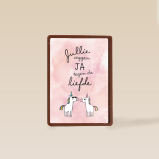 jullie zeggen ja tegen de liefde