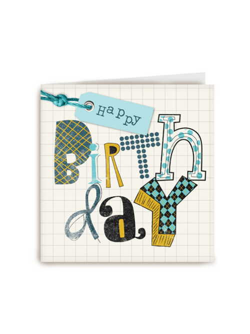 label happy letters birthay