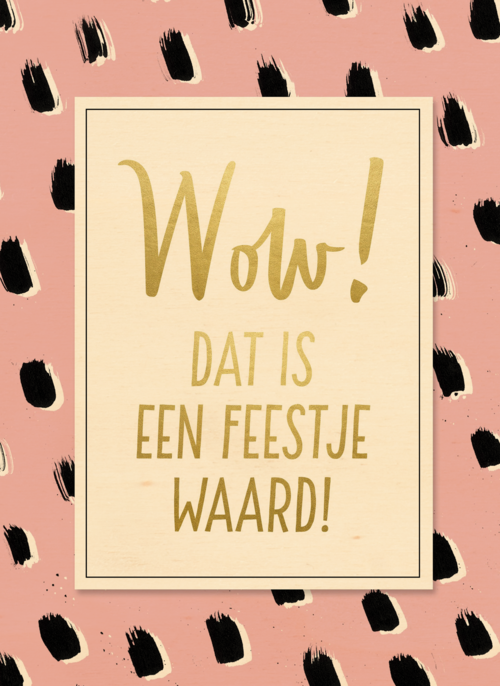 dat is een feestje waard