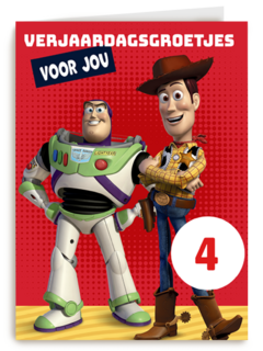 Toy Story verjaardagsgroetjes Buzz en Woody