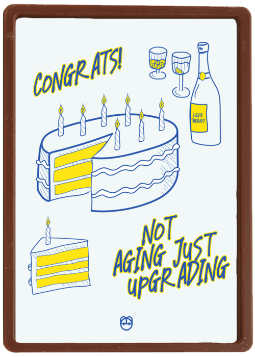 Verjaardagskaart Hallmark | Not Aging Just Upgrading Guts Gusto