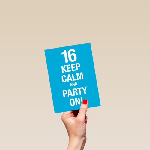 16 keep calm and party n