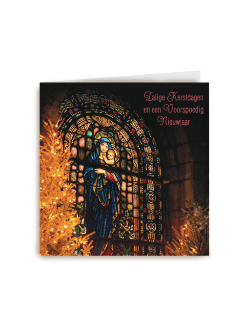 glas in lood kerst