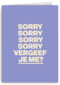AndC Sorry vergeef je me