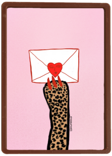 Envelop met liefde Bouffants and Broken Hearts