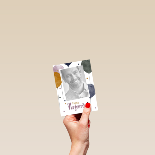 fotokader op balonnen