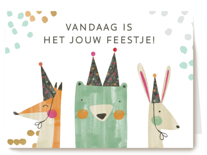vandaag is het jouw feestje met deze beesten