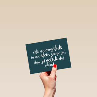 als een ongeluk in een klein zit