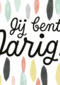 Ansichtkaart jij bent jarig