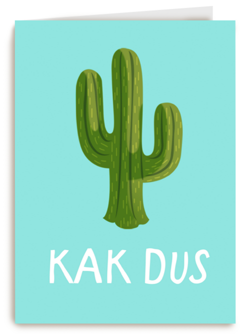Beterschapskaart grappig Kak dus gezakt