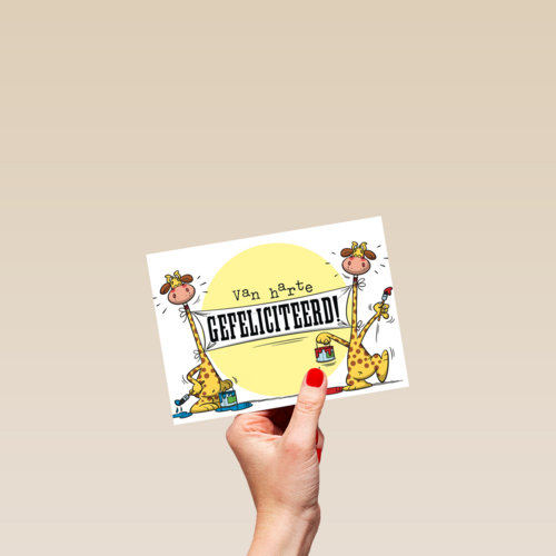 funny mail van harte gefeliciteerd giraffe