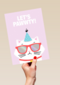 Uitnodiging verjaardagsfeest Lets pawwty