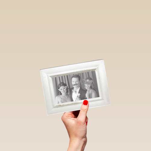 fotokaart liggend fotolijst blanco