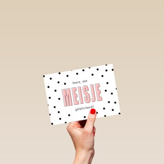 geboorte dochter hoera een meisje gefeliciteerd