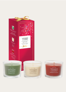 Yankee Candle Cadeauset Kerst met 3 kaarsen