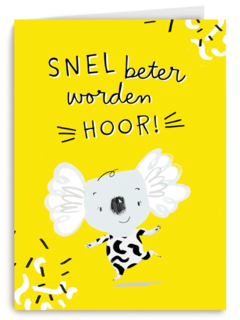 Snel beter worden koala