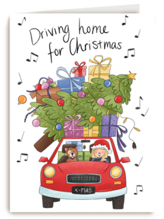 driving home for christmas auto kaart