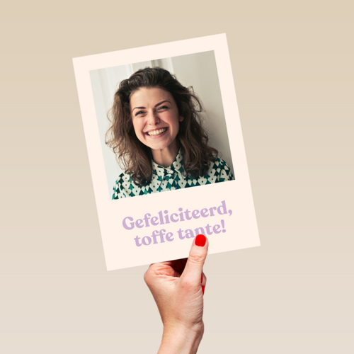 verjaardag fotokaart andc gefeliciteerd toffe tante