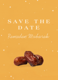 ramadan kaart save the date ramadan mubarak