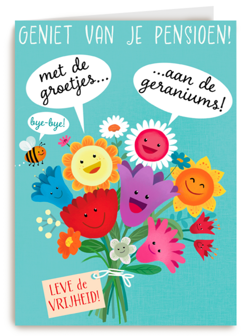 Kaart Hallmark | Pensioen | Geniet Van Je Pensioen Ylva Svensson