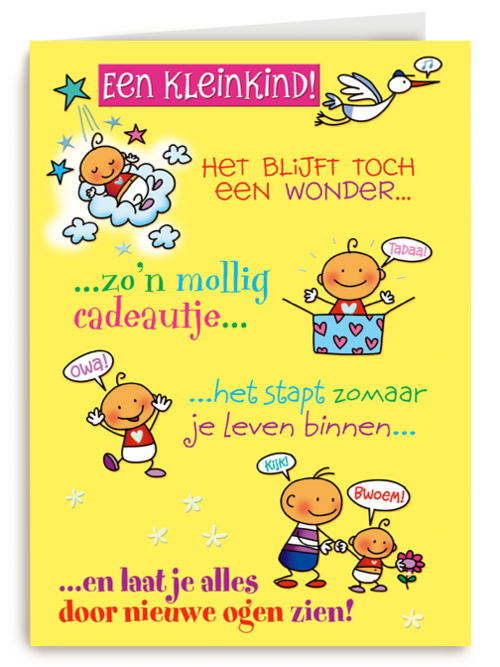 een kleinkind blijft een wonder