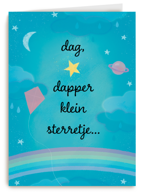 condoleance te vroeg gegaan dag dapper klein sterretje