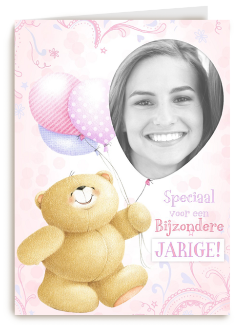fotokaart forever friends hiep hiep hoera