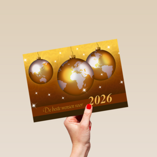 Nieuwjaar 2026 Kerstballen