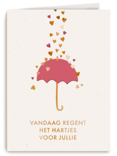 Het regent hartjes voor jullie