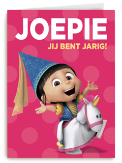 minions joepie jij bent jarig agnes