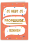 Je hebt je propedeuse binnen