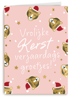 Vrolijke Kerst verjaardags groetjes