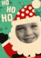 hohoho grappige fotokaart kids