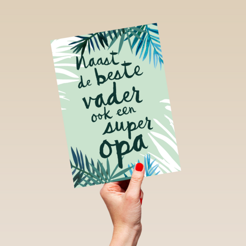 naast de beste vader ook een super opa