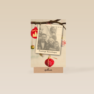 tak kerstversiering fotokaart