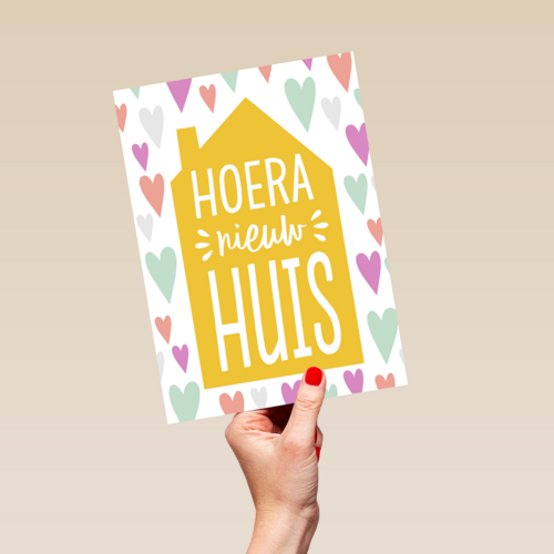 hoera nieuw huis me hartjes