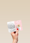 fotokaart baby forever friends roze