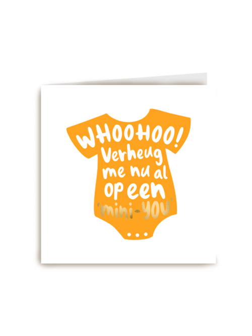 zwangerschap felicitatie kaart whoohoo