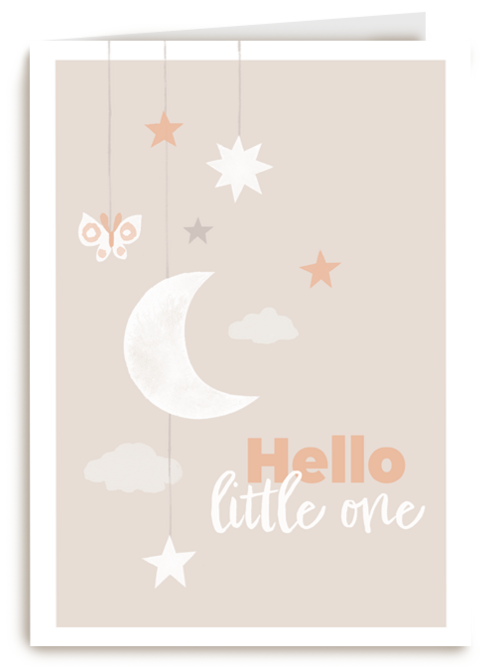 Maan en sterren hello little one