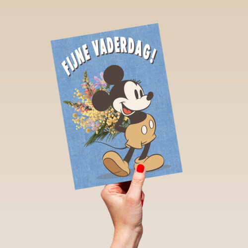 vaderdag kaart mickey fijne vaderdag
