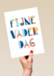 Vaderdag kaart stijlvol designs