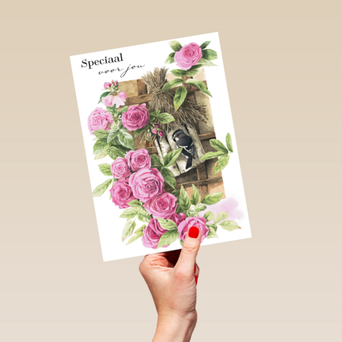 moederdag klassiek speciaal voor jou een bloemetje