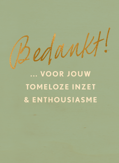 Houten Kaart Secretaressedag | Houten Kaart Hallmark | Secretaressedag | Bedankt Kaart Thuiswerken Voor Jouw Tomeloze Inzet