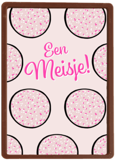 Roze beschuit met muisjes een meisje