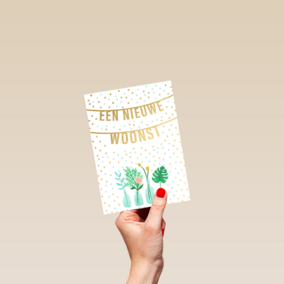 een nieuwe woonst aan een slinger