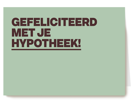 nieuwe woning kaart andc gefeliciteerd met je hypotheek