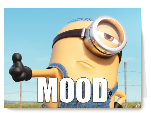 beterschapskaart minions mood