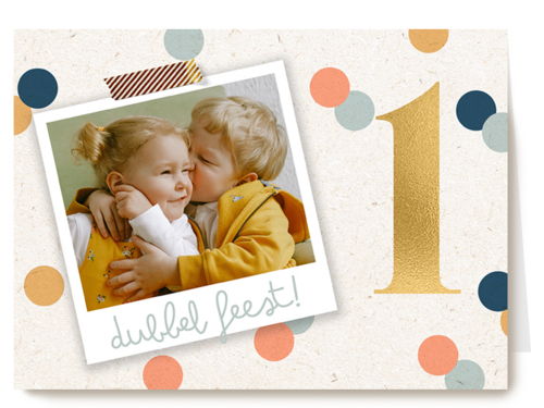 Kaart Hallmark | Kaart Met Leeftijden | Verjaardagskaart Tweeling 1 Jaar